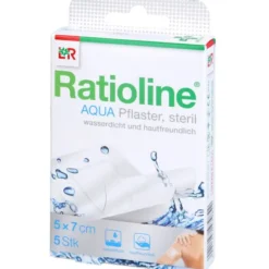 RATIOLINE aqua Duschpflaster Plus 5x7 cm steril 5 St