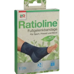 RATIOLINE Fußgelenkbandage Gr.M 1 St
