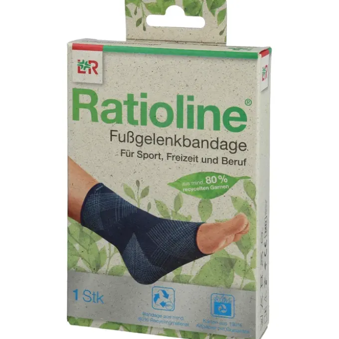 RATIOLINE Fußgelenkbandage Gr.S 1 St