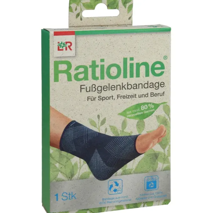 RATIOLINE Fußgelenkbandage Gr.S 1 St