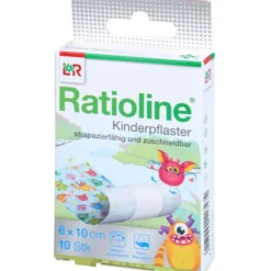 RATIOLINE Kinderpflaster zuschneidbar 6 cmx1 m 10 St