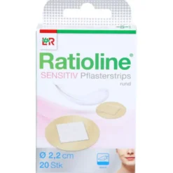 RATIOLINE sensitive Pflasterstrips rund 20 St