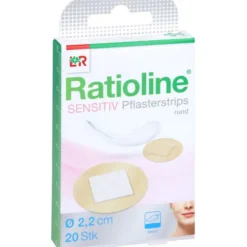 RATIOLINE sensitive Pflasterstrips rund 20 St