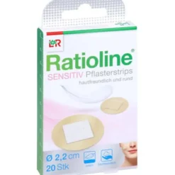 RATIOLINE sensitive Pflasterstrips rund 20 St