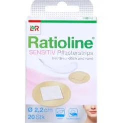 RATIOLINE sensitive Pflasterstrips rund 20 St