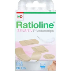 RATIOLINE sensitive Pflasterstrips in 4 Größen 20 St