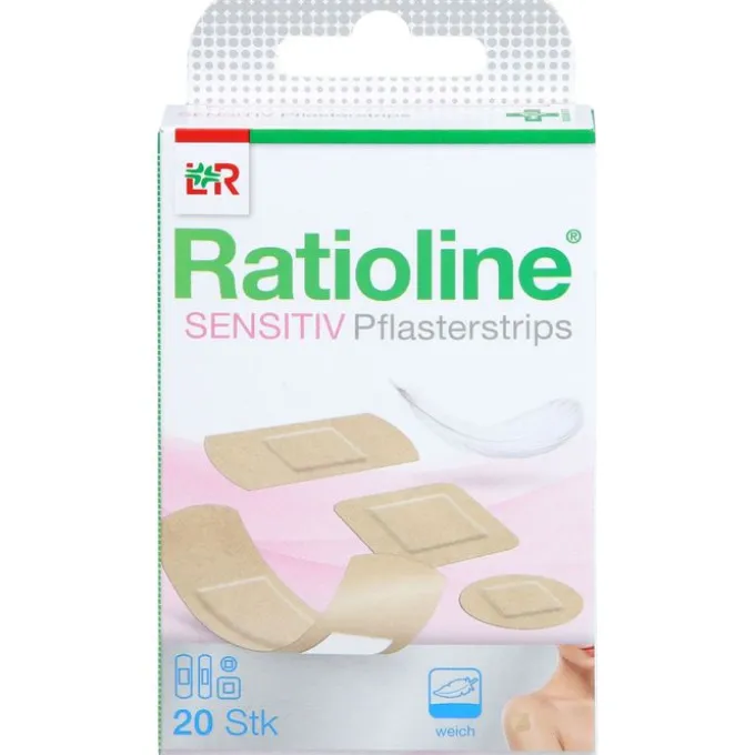 RATIOLINE sensitive Pflasterstrips in 4 Größen 20 St