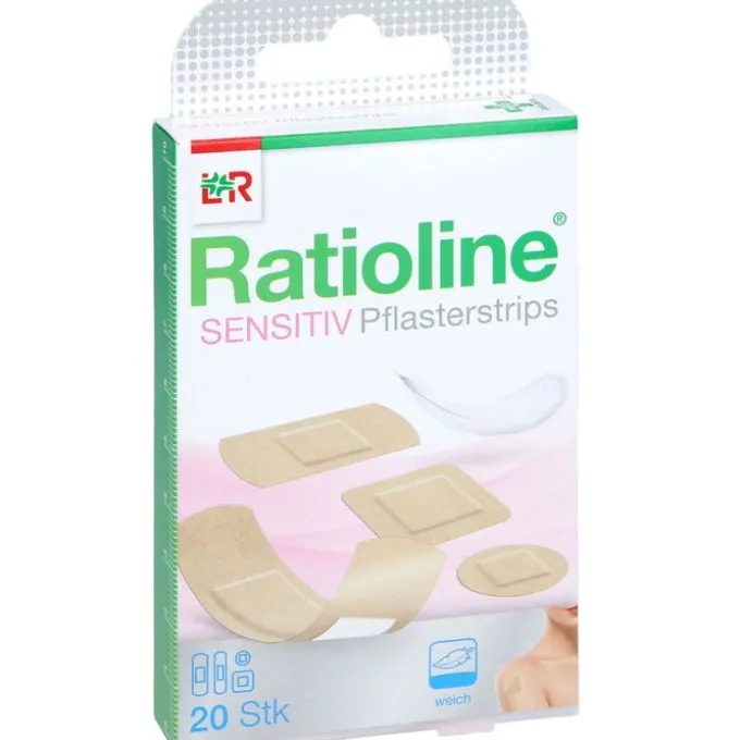 RATIOLINE sensitive Pflasterstrips in 4 Größen 20 St