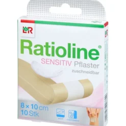 RATIOLINE sensitive Wundschnellverband 8 cmx1 m 1 St