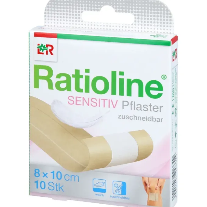 RATIOLINE sensitive Wundschnellverband 8 cmx1 m 1 St