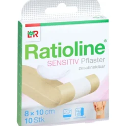RATIOLINE sensitive Wundschnellverband 8 cmx1 m 1 St