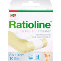 RATIOLINE sensitive Wundschnellverband 8 cmx1 m 1 St