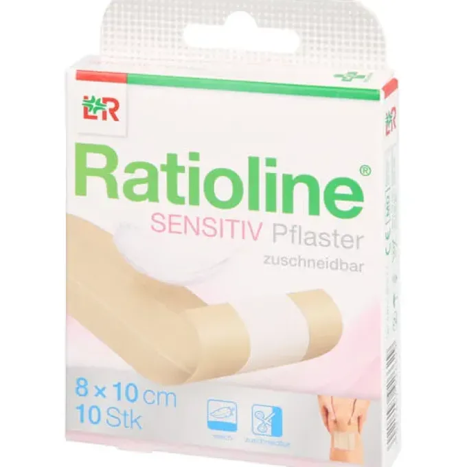 RATIOLINE sensitive Wundschnellverband 8 cmx1 m 1 St