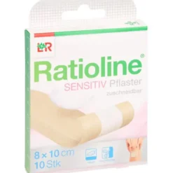 RATIOLINE sensitive Wundschnellverband 8 cmx1 m 1 St