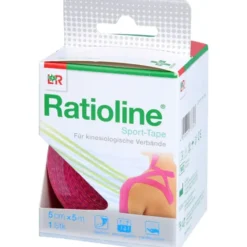 RATIOLINE Sport-Tape 5 cmx5 m pink 1 St