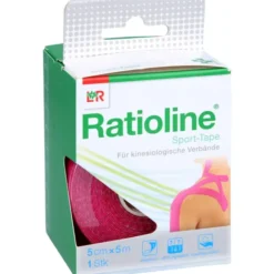 RATIOLINE Sport-Tape 5 cmx5 m pink 1 St