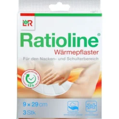 RATIOLINE Wärmepflaster Nacken/Schulter 9x29 cm 3 St