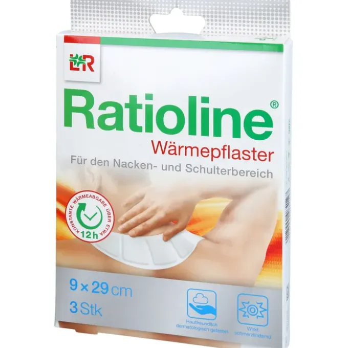 RATIOLINE Wärmepflaster Nacken/Schulter 9x29 cm 3 St