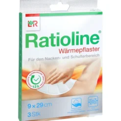 RATIOLINE Wärmepflaster Nacken/Schulter 9x29 cm 3 St
