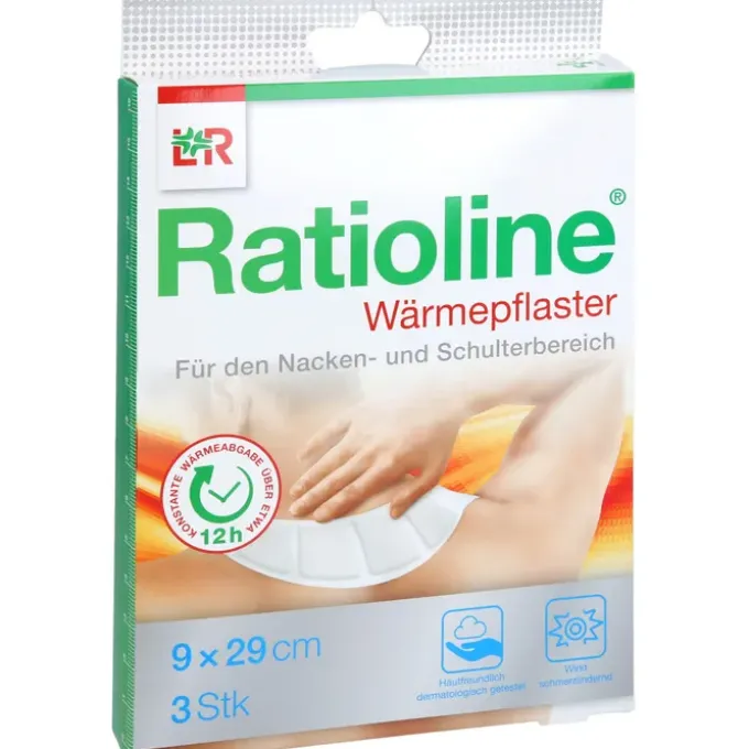 RATIOLINE Wärmepflaster Nacken/Schulter 9x29 cm 3 St