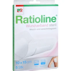 RATIOLINE Wundverband 15x10 cm steril 5 St