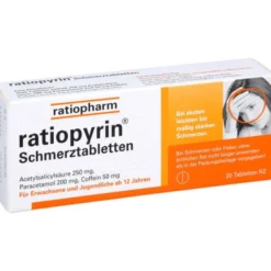 RATIOPYRIN Schmerztabletten 20 St