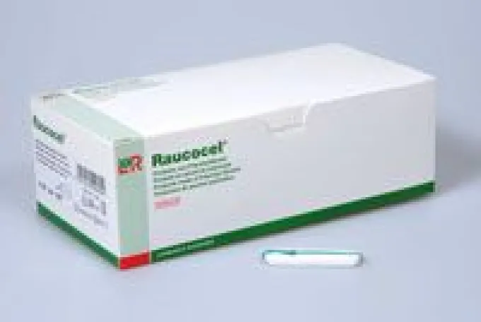RAUCOCEL Nasentamponade gerade 45 mm m.Faden 10 St