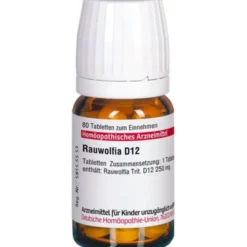 RAUWOLFIA D 12 Tabletten 80 St