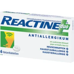REACTINE duo Retardtabletten 6 St