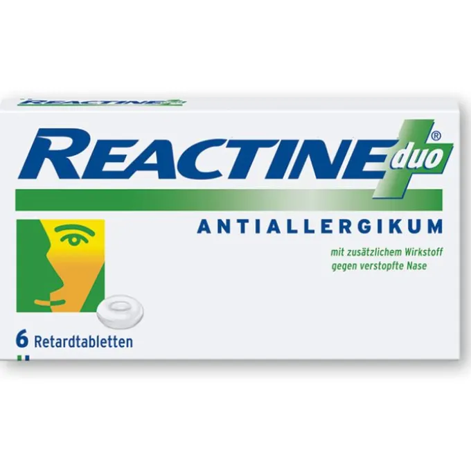 REACTINE duo Retardtabletten 6 St