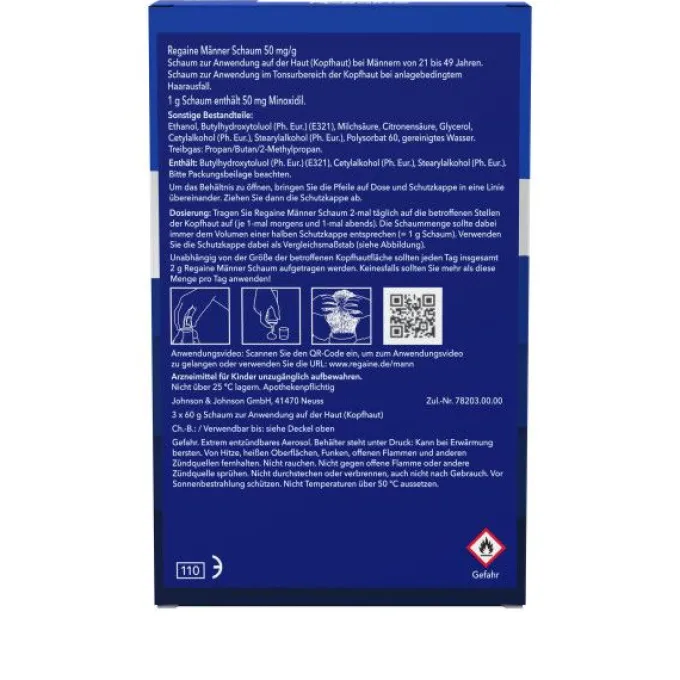 REGAINE® Männer Schaum mit Minoxidil 180 ml