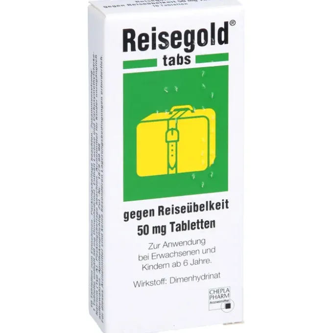 REISEGOLD Tabs gegen Reiseübelkeit 10 St