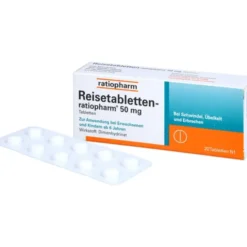 REISETABLETTEN-ratiopharm 20 St