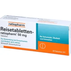 REISETABLETTEN-ratiopharm 20 St