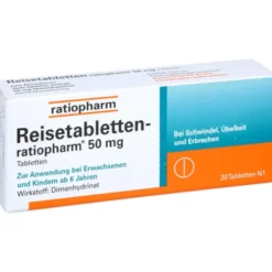 REISETABLETTEN-ratiopharm 20 St