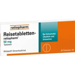 REISETABLETTEN-ratiopharm 20 St