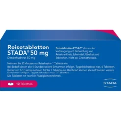 REISETABLETTEN STADA 50 mg 10 St