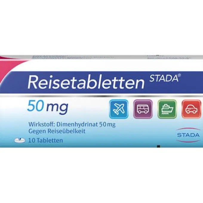 REISETABLETTEN STADA 50 mg 10 St