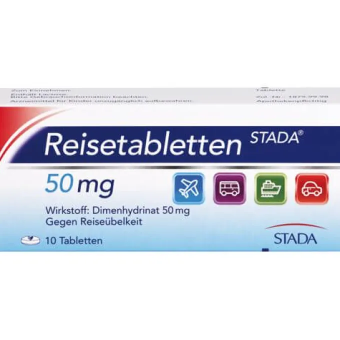 REISETABLETTEN STADA 50 mg 10 St
