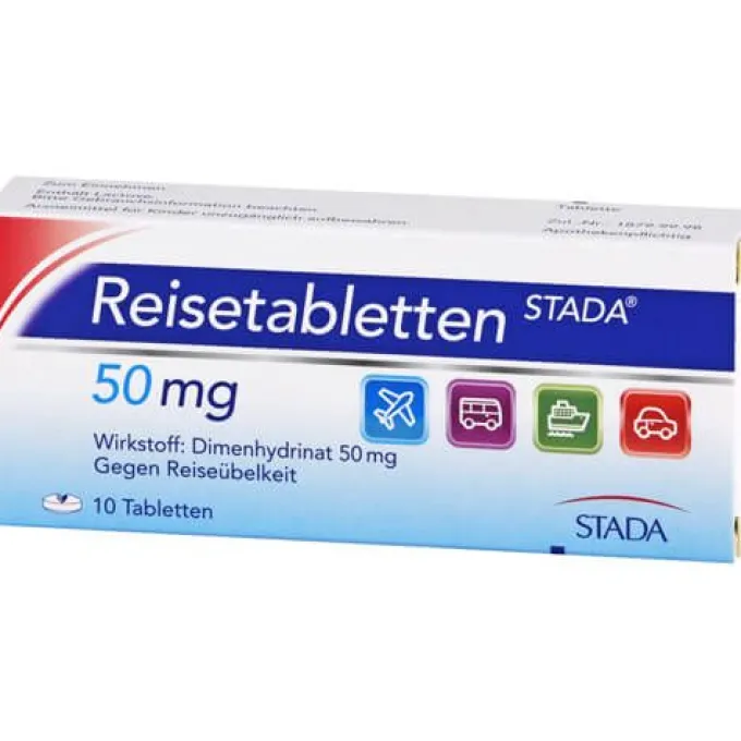 REISETABLETTEN STADA 50 mg 10 St