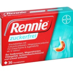RENNIE zuckerfrei Kautabletten 36 St