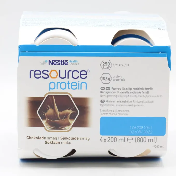 RESOURCE Protein Schokolade neue Rezeptur flüss. 6X4X200 ml