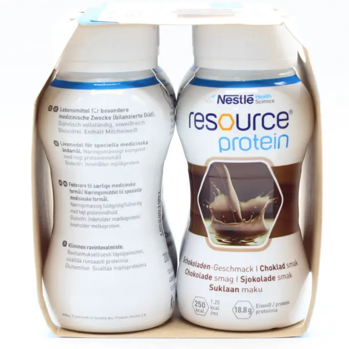 RESOURCE Protein Schokolade neue Rezeptur flüss. 6X4X200 ml