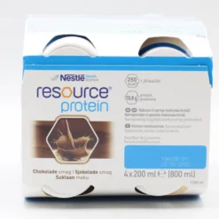 RESOURCE Protein Schokolade neue Rezeptur flüss. 6X4X200 ml