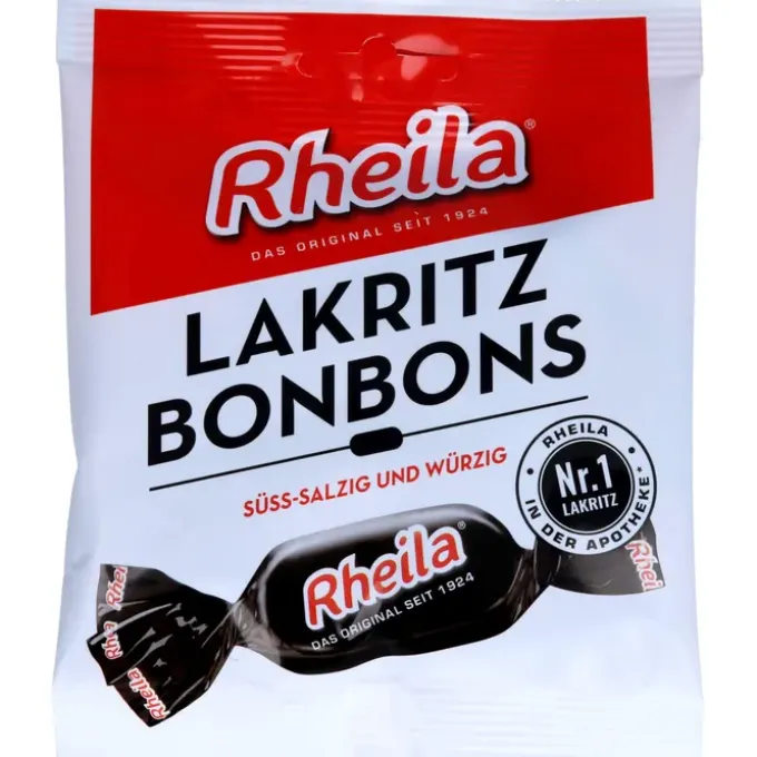 RHEILA Lakritz Bonbons mit Zucker 50 g