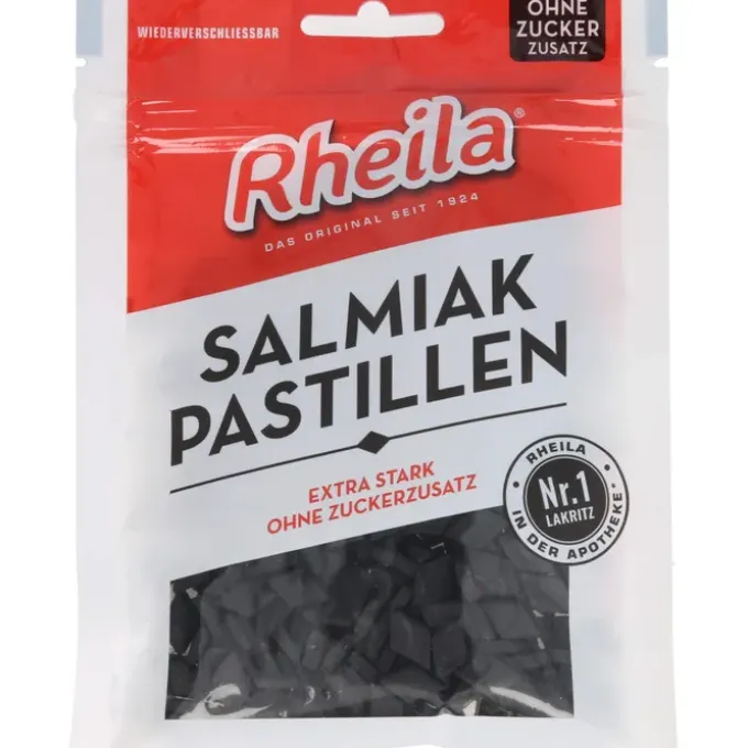 RHEILA Salmiak Pastillen zuckerfrei 90 g