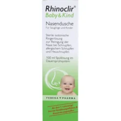 RHINOCLIR Baby & Kind Nasendusche Lösung 100 ml