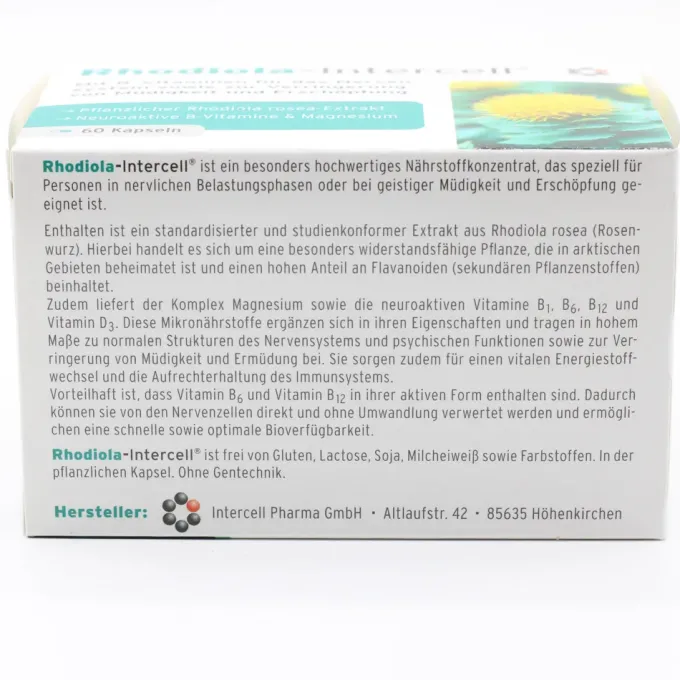 RHODIOLA-INTERCELL Kapseln 60 Stück