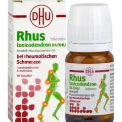 RHUS TOXICODENDRON D 6 Tabl.bei rheumat.Schmerzen 80 St