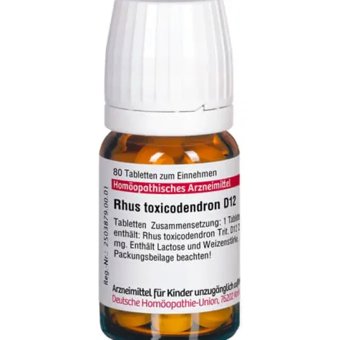 RHUS TOXICODENDRON D 12 Tabletten 80 St